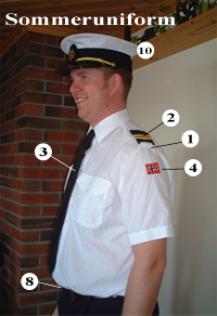 Tønsberg Janitsjarkorps sommeruniformen Tønsberg Janitsjarkorps sommeruniformen